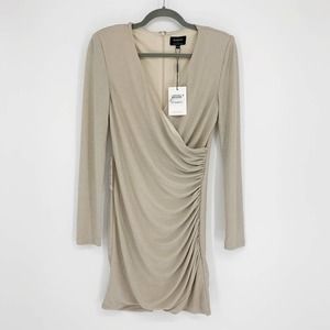 Bardot | Isla Lurex Ruched Mini Dress, Sz 6